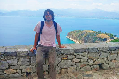 Alex Augustynski makes the most of a prestigious student summer program in Greece