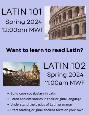 latin 101 flyer