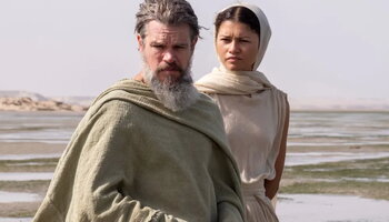 Odysseus and Athena in Nolan's Odyssey