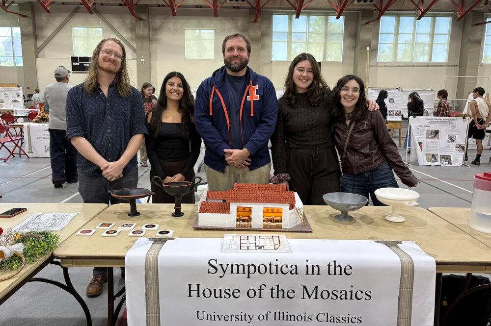 Vaughn, Margarita, Dan, Maria and Elisa at Monmouth Classics Day