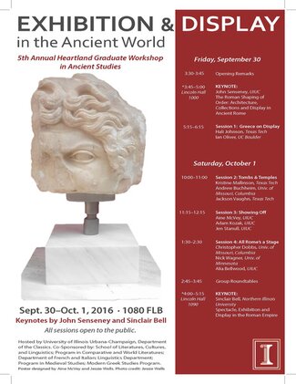 Exhibition & Display in the Ancient World - 2016