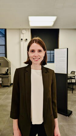 Amelia at a conference